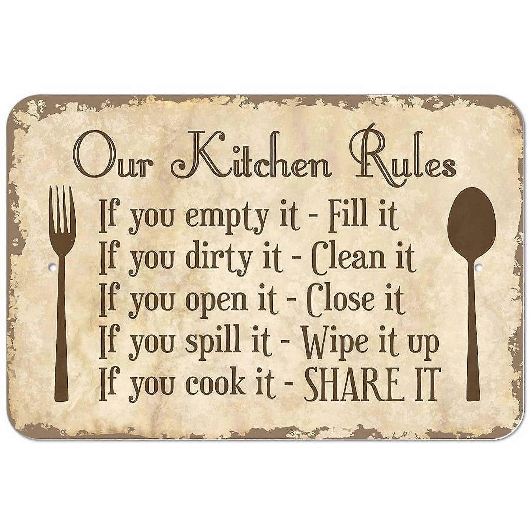 Our Kitchen Rules Sign