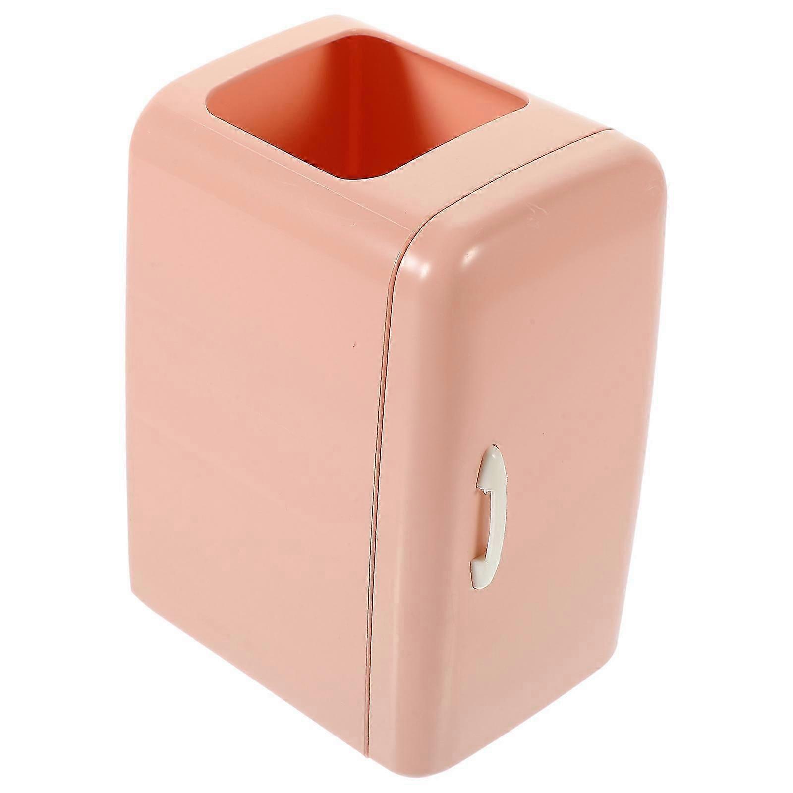 Pencils Dispenser Practical Design Office Use Pink 13.9x9.8x7.5cm 1Pack
