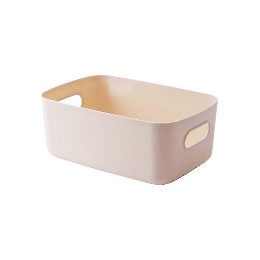 Plastic Storage Box, Nordic Style Solid Color For Living Room Plastic Storage Box