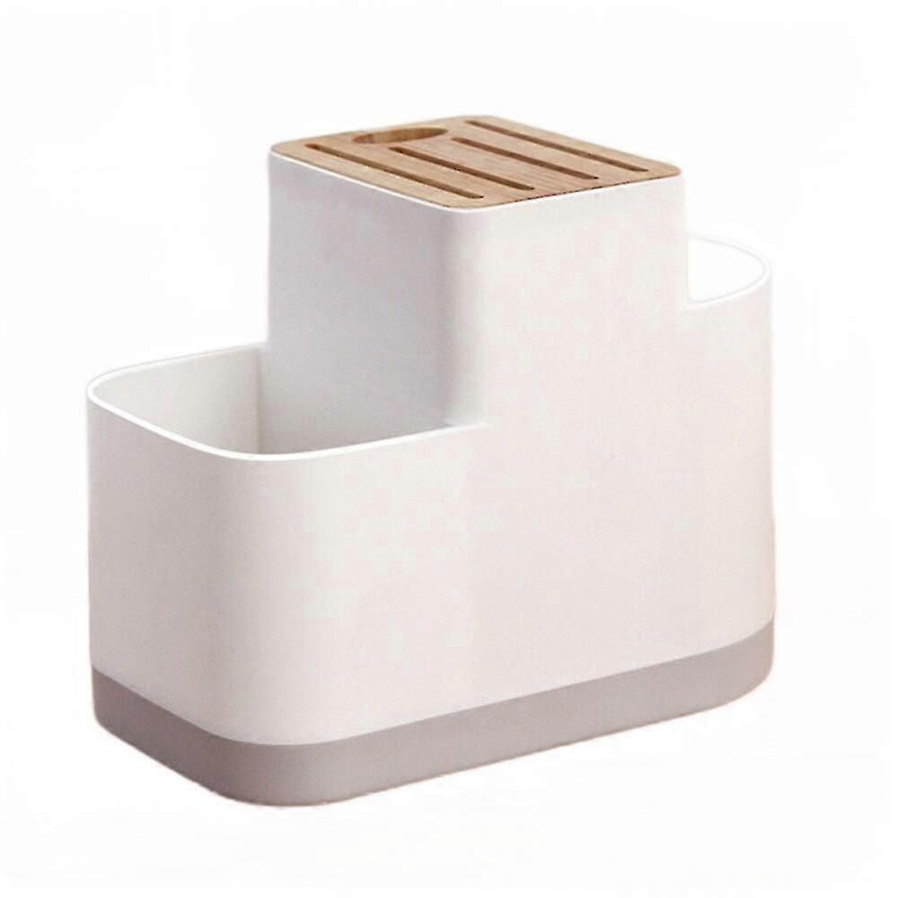 Multifunction Utensil Holder Knife Block Cutlery Flatware Drainer Storage Box