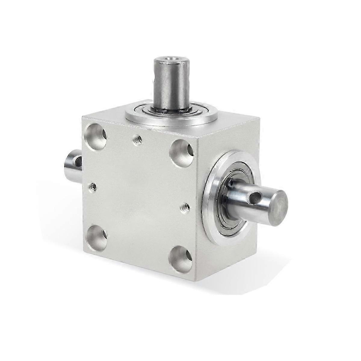 Right Angle Steering Gear 90° Angel Drive, with Different Direction Dual Output Shaft 15mm, for DIY Mechanical SZRH