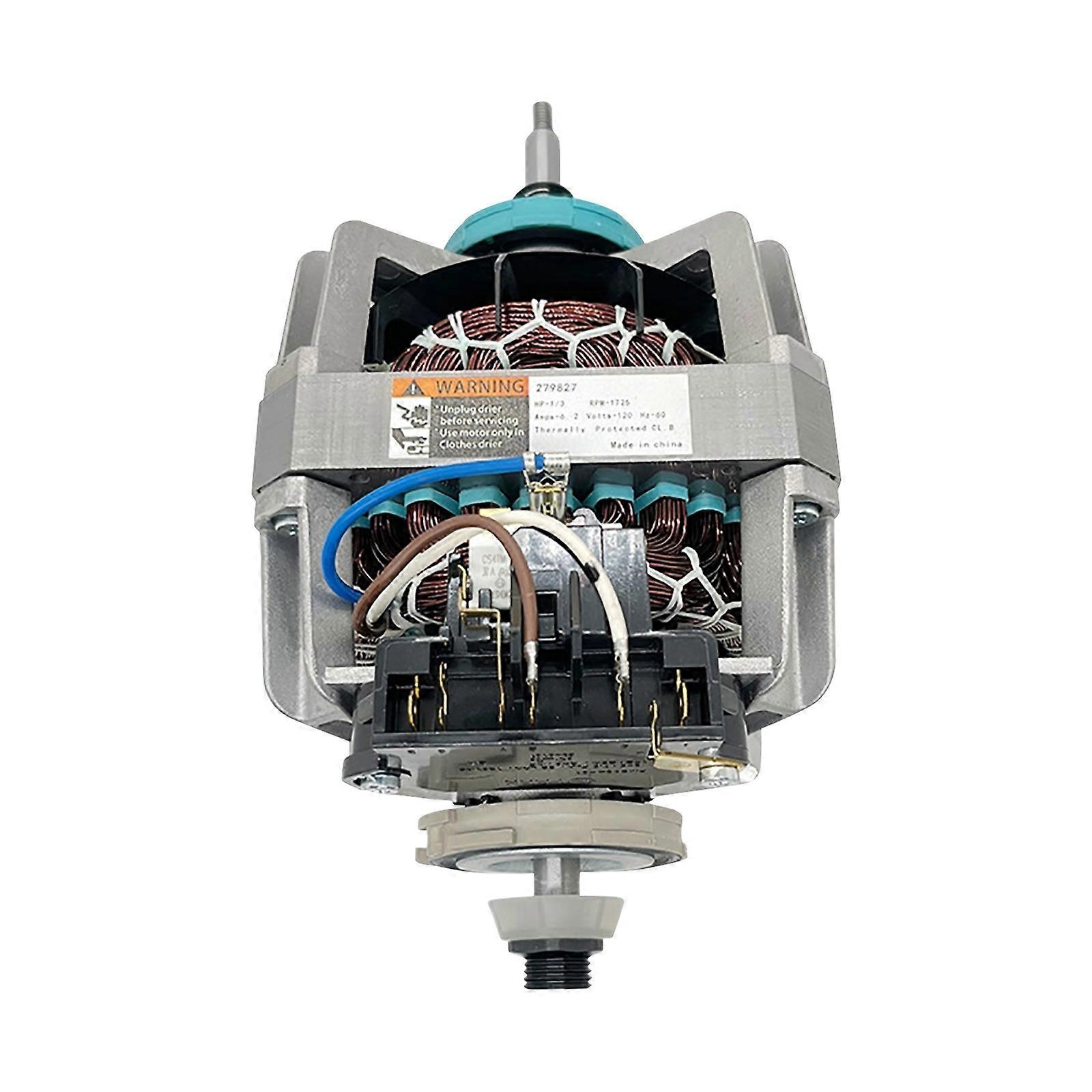 279827 Low Noise Dryer Motor Pulley Shaft Replacement for W10448892 W10396029 8066206 3395654 W10194250 3395652 8066206 Multicolor