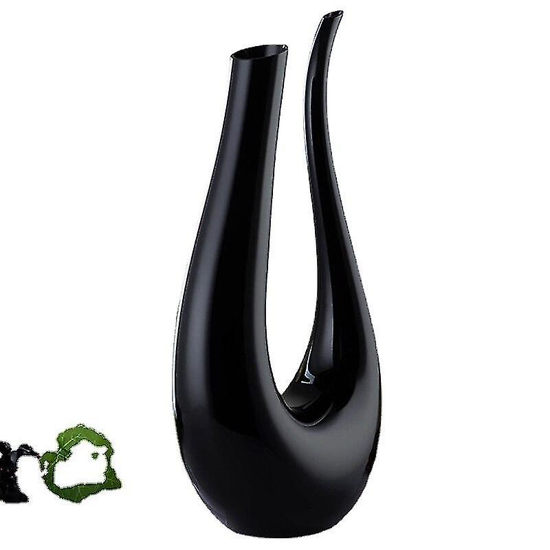 Decanters 1500ml Creative Wine Decanter Amber Color Abstract Black Swan Wine Pot Family Bar Gift