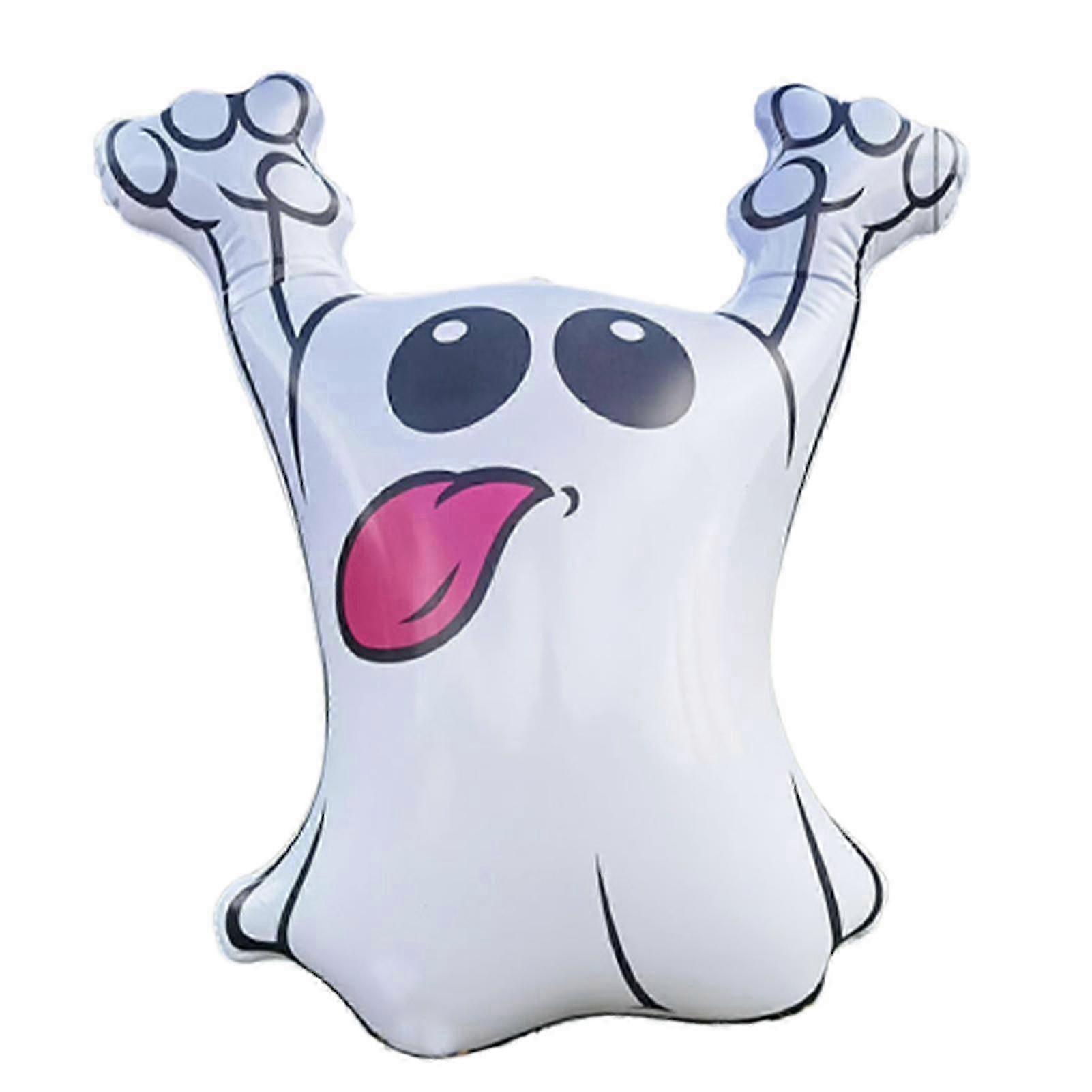 Inflatable Ghost Remote Control Luminescent Decorate Waterproof Horror Halloween Ornament for Party