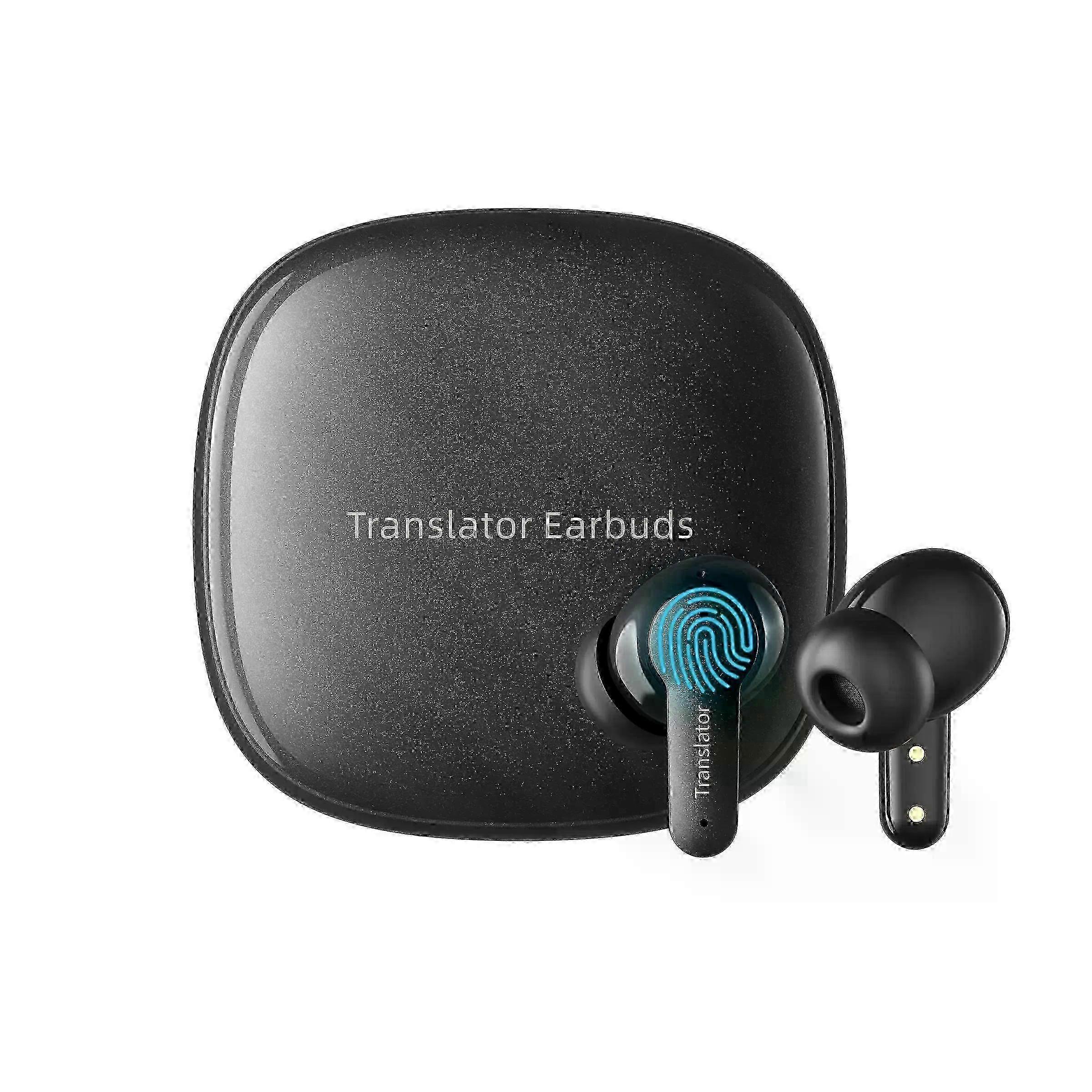 con M3 Translator Earbuds, Two-Way Instant Voice Translator Device for 144 Languages and 8 Offline Packs,for Travel Business