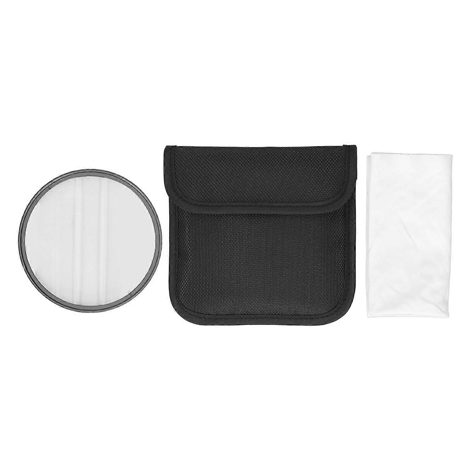 Double Half Moon Prism Special Effect Filter Camera Center Field Separation Diopter Filter Photograp