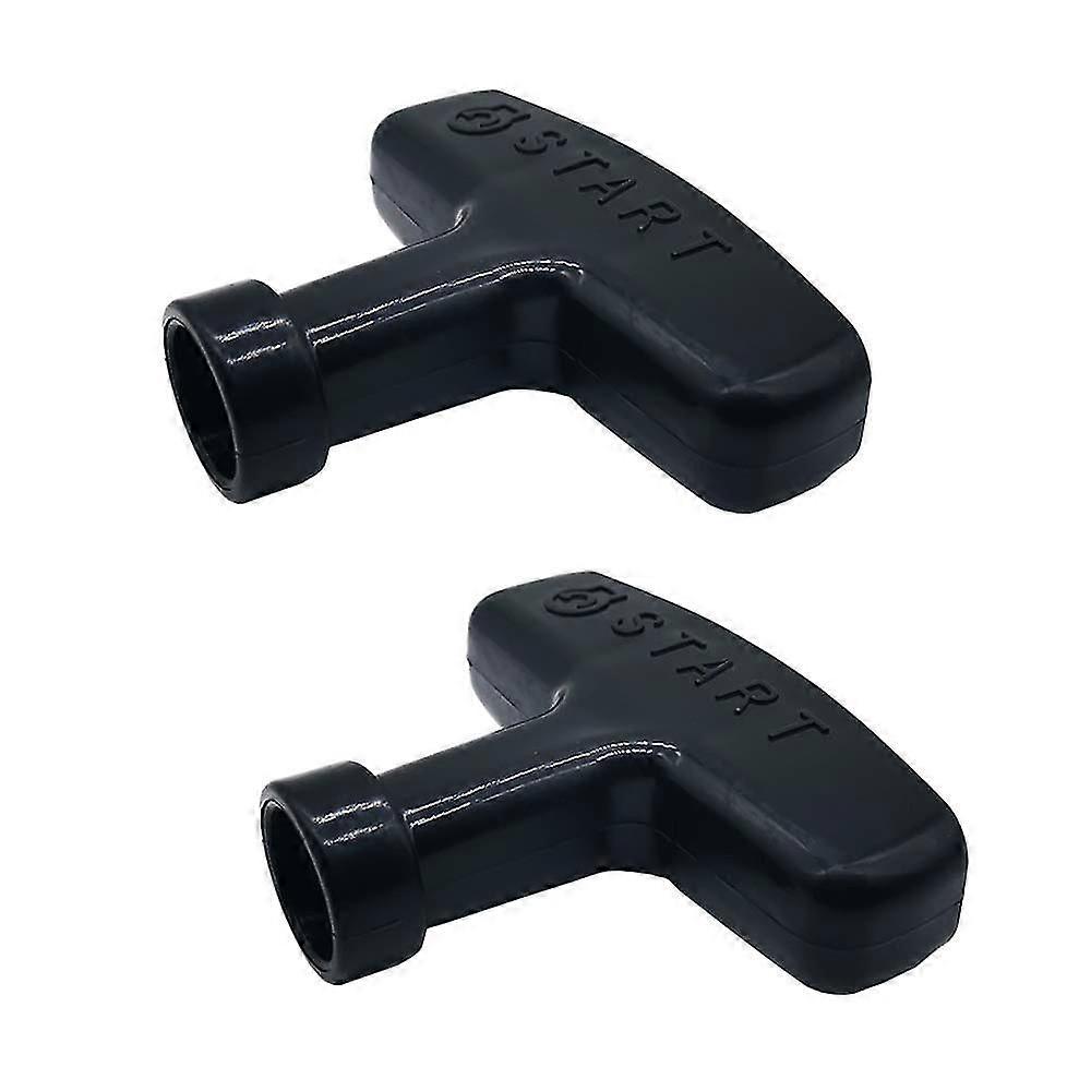 2 pcs Gasoline Engine Starter Handle Grip, Recoil Starter Pull Handle for Lawn Mower, Generator, Chainsaw
