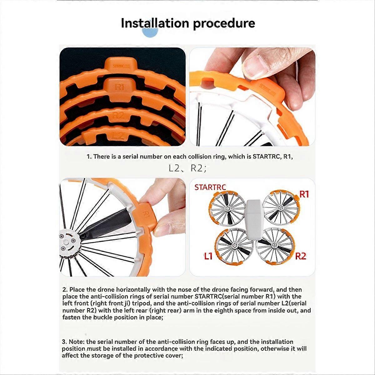 Propeller Guard for FLIP Drone Anti-Collision Ring Propeller A