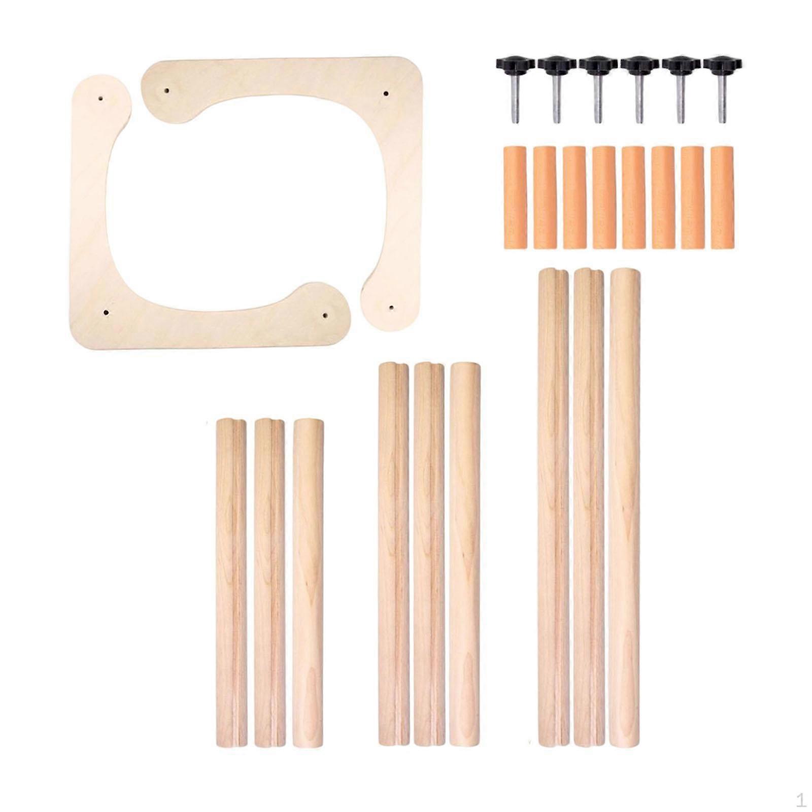 Embroidery Table Stand Sewing Gadgets Wooden Hand Hoops Reusable Multifunction