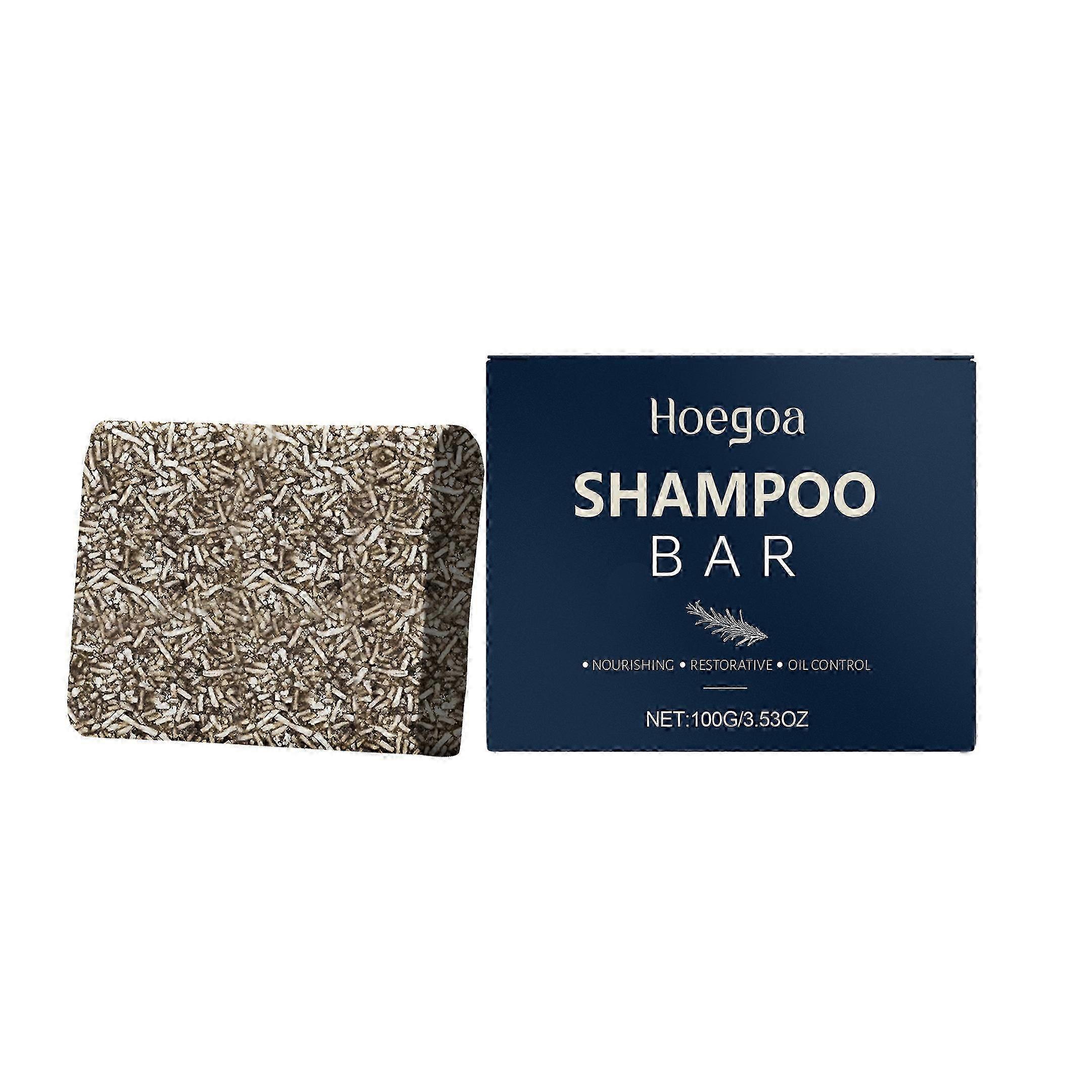 Hoegoa Rosemary Gentle Shampoo Soap, With Its Herbal Essence, Nourishes Your Hair, Making It Clean, Shiny, Smooth And Refreshing