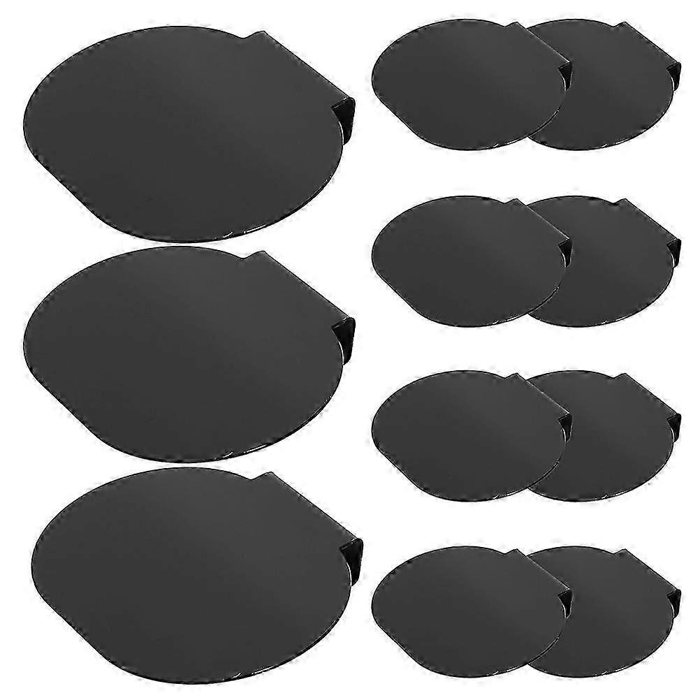 Black Pvc For Displaying Basket Labels Clip On 12pcs Set