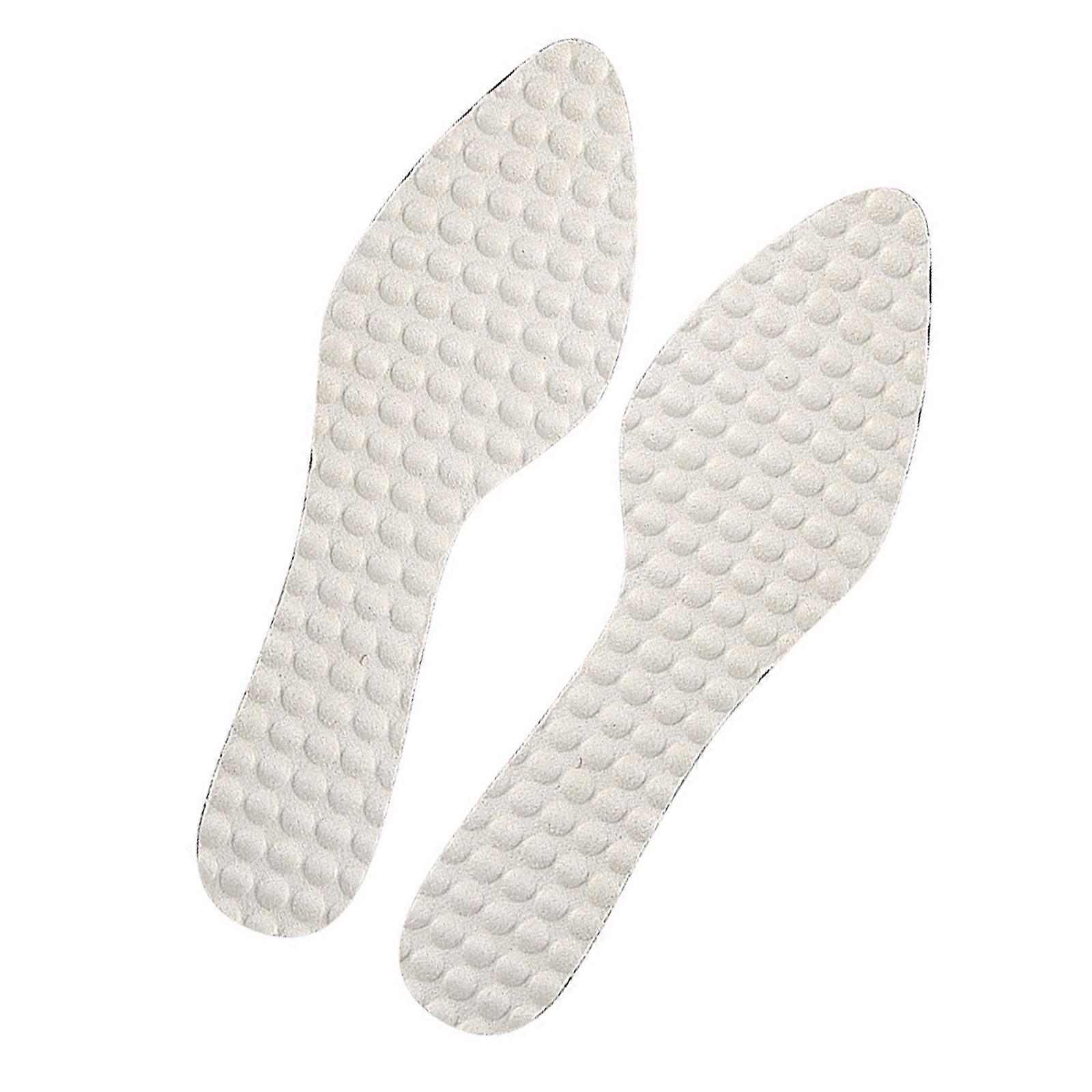 Breathable Cushioned Shoe Insoles Textured Design High Heel Inserts Reduces Foot Fatigue During Long Standing Hours  color Universal code