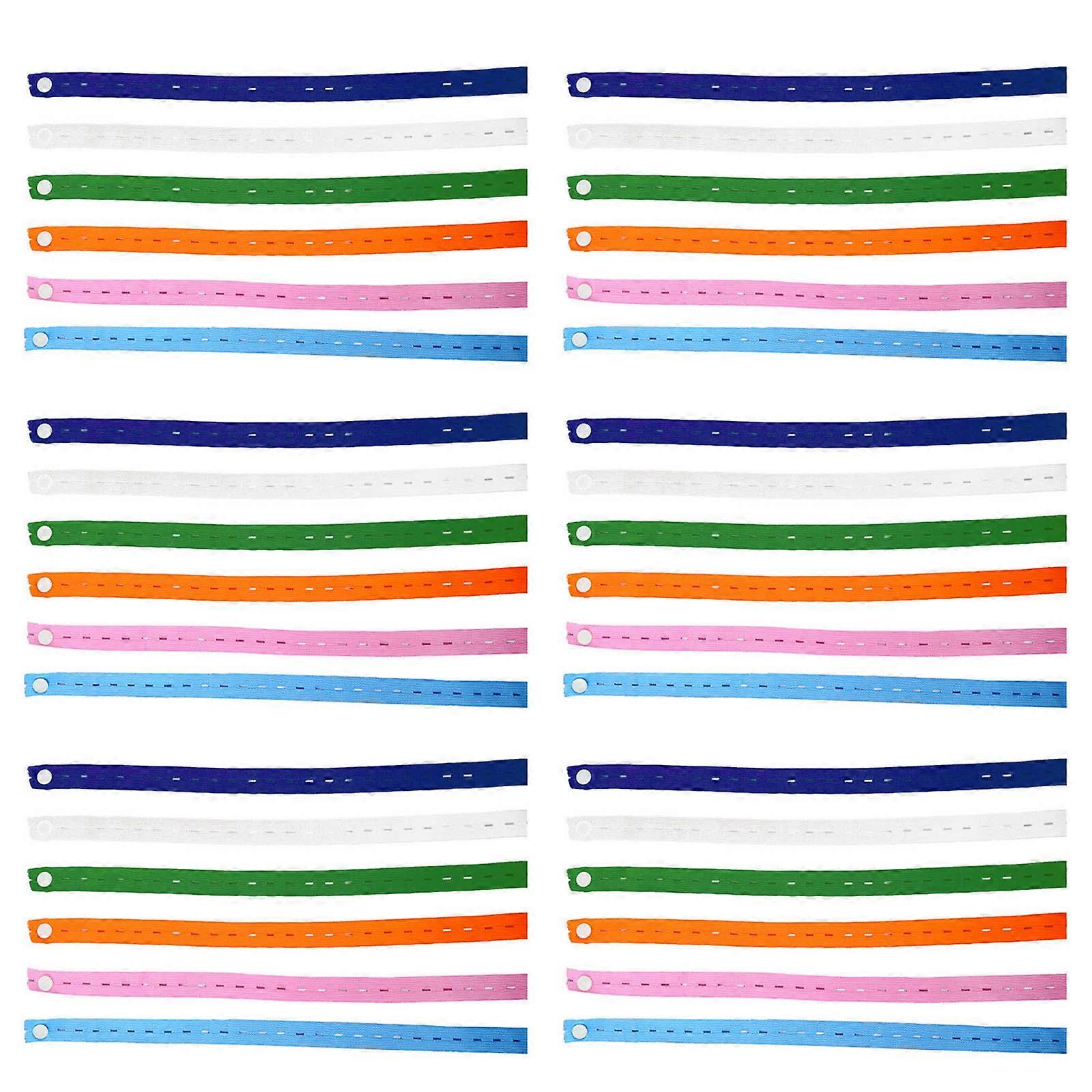 30pcs Colorful Adjustable Bed Sheet Fasteners Elastic Bands For Linens Quilts Socks Space Saving Closet Solution Multicolor
