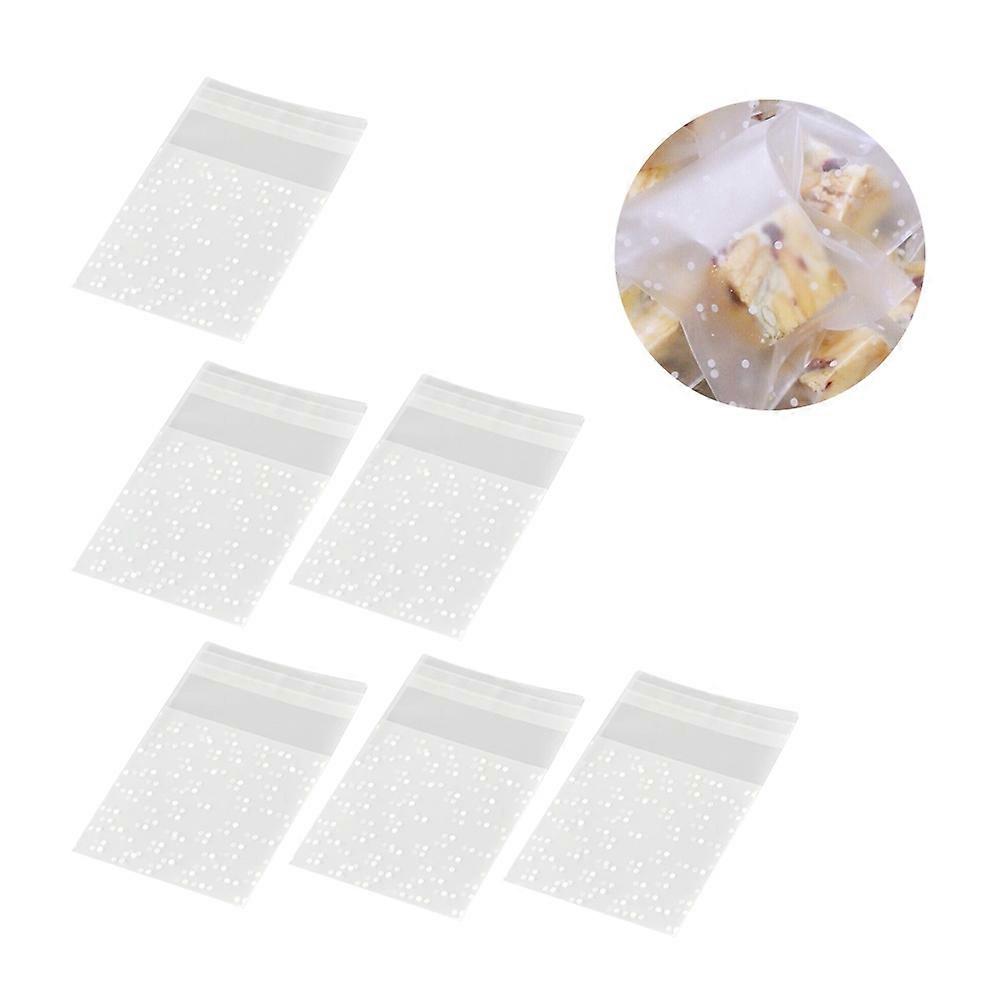 Candy Packaging Bags Plastic Candy Bags for Storage 100Pcs Transparent