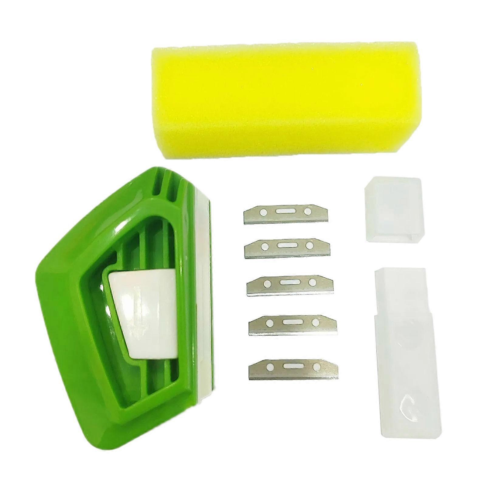 Small Wiper Repair Device Double Grinding Discs Accuracy Cutter Windshield Wiper Sharpener for On The Go Auto Care Multicolor