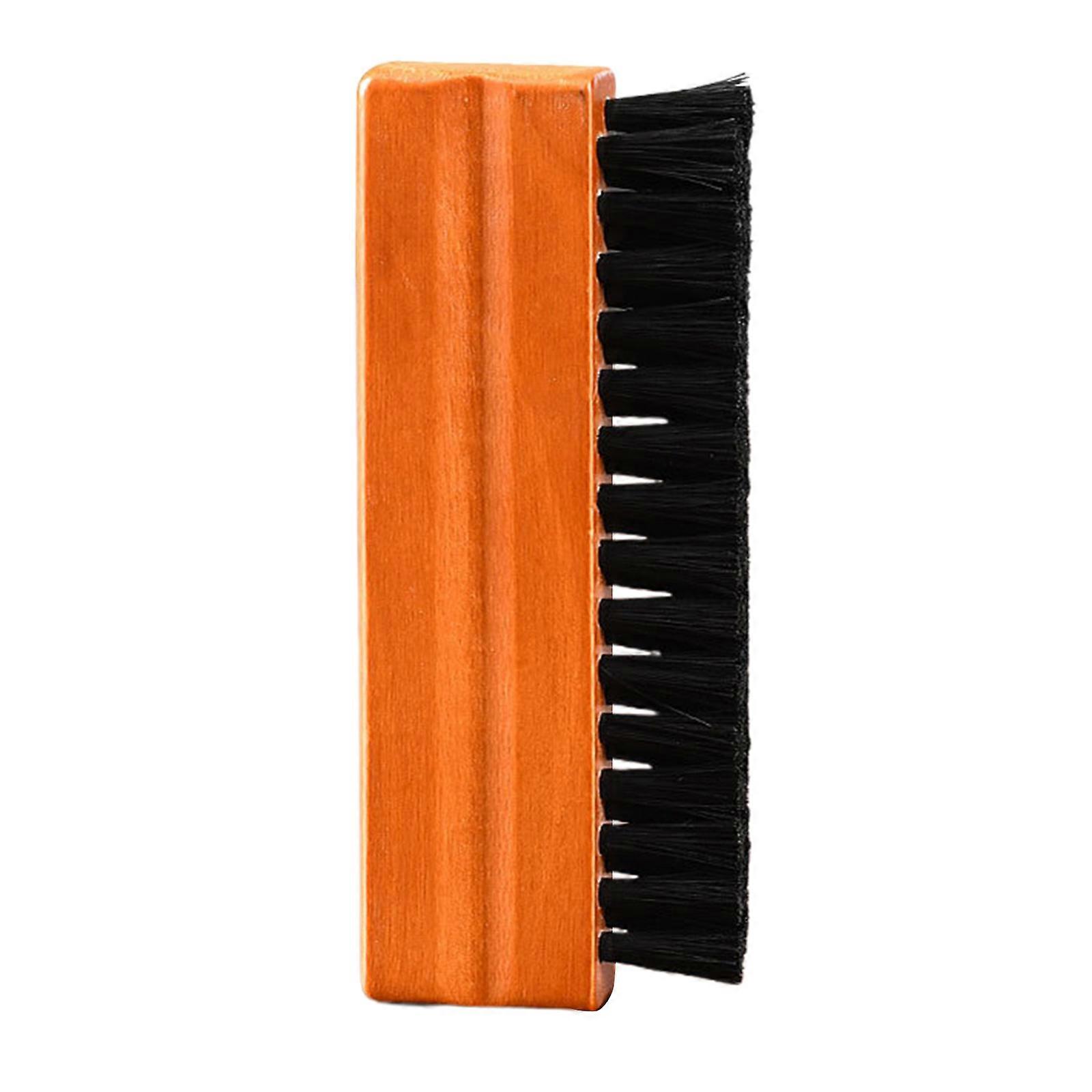 Professional Record Cleaner with Wood Handle Remove Dust and Static Long lasting Quality Multicolor