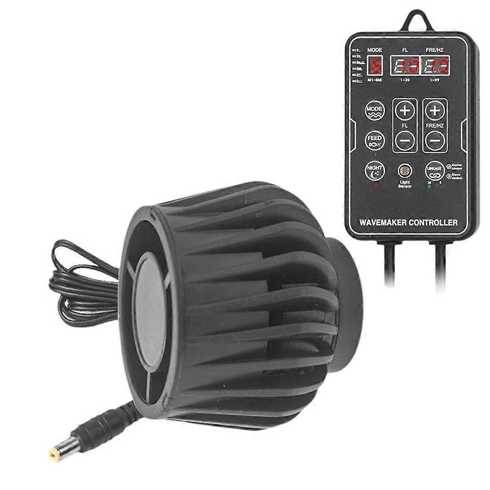 Fish Magnetic Aquarium Wave Maker Powerhead with Digital Led Display Controller Water Inverter Pump US Plug