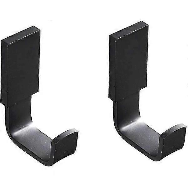 Set of 2 wall mounted brass coat hooks, modern style towel hooks, matte black finish [DB] yc