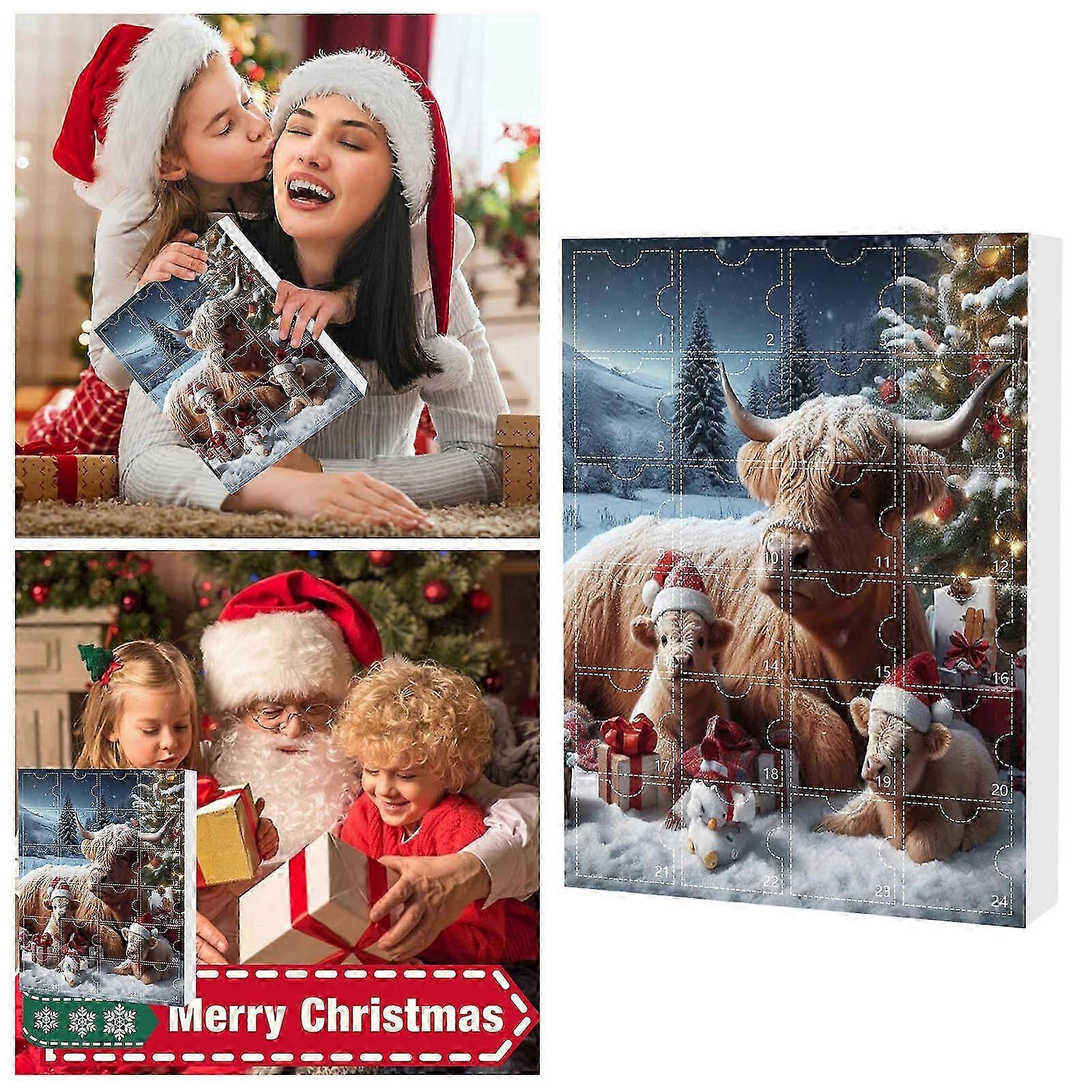 Weihnachtsbaumschmuck-Überraschungsbox – Yak-Motiv