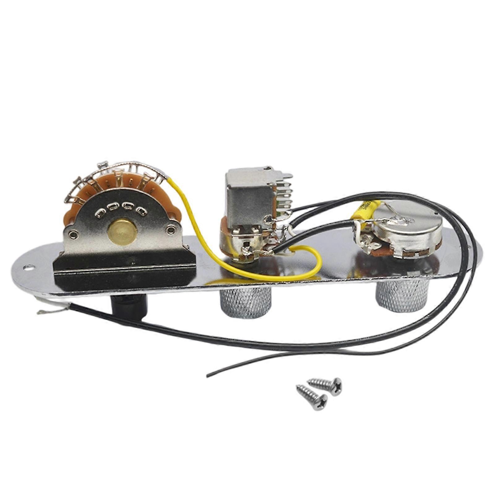 Push Pull Control Plate Wiring Professional Musician Tool for Guitarists Desiring Multiple Tone and Performances Multicolor