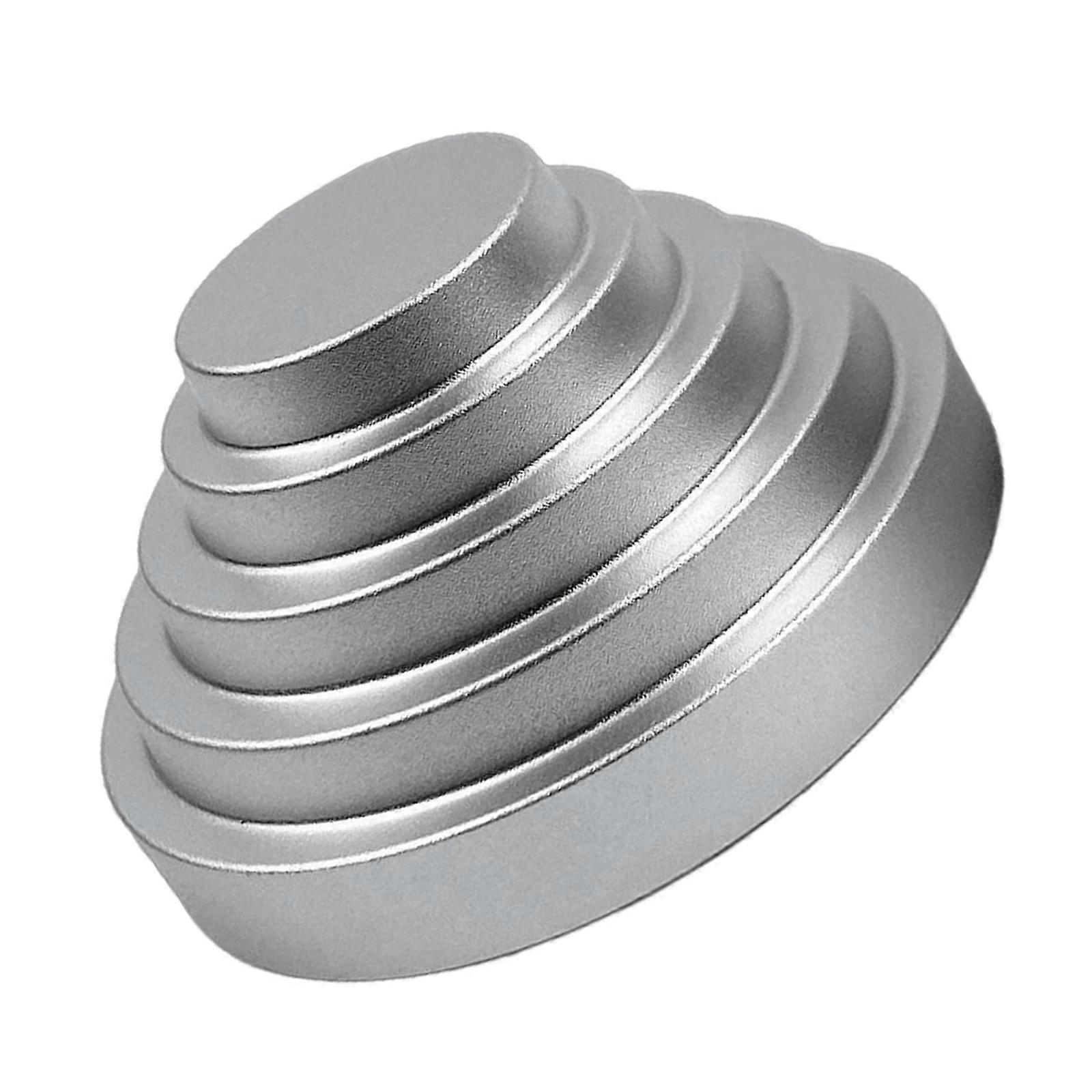 Aluminum LPs Stabilizers for Record Players Improve Listenings Experience with Precise Speed Controls  Silver