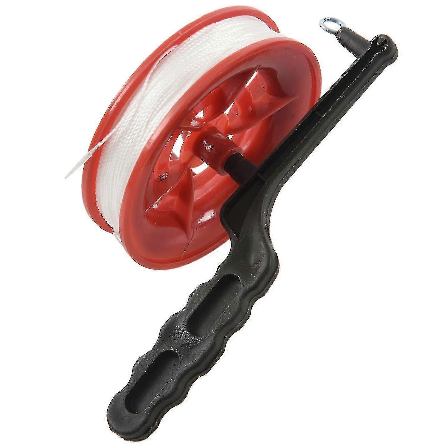 100m Twisted String Line Red Wheel Kite Reel Winder f26