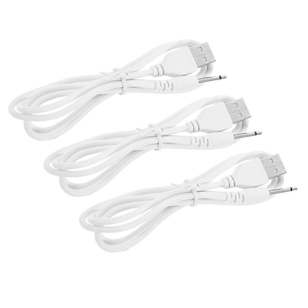 USB Charging Cord Replacement for Beauty Devices Fast Charging Cable 3Pcs