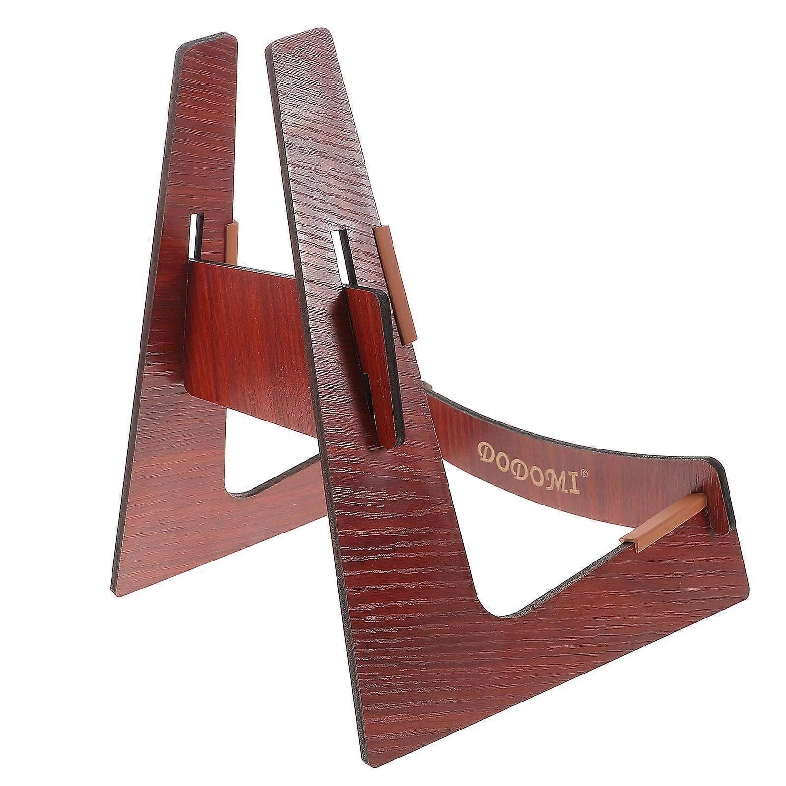 Gitarstativ i tre Treukulelestativ for instrumentoppbevaring