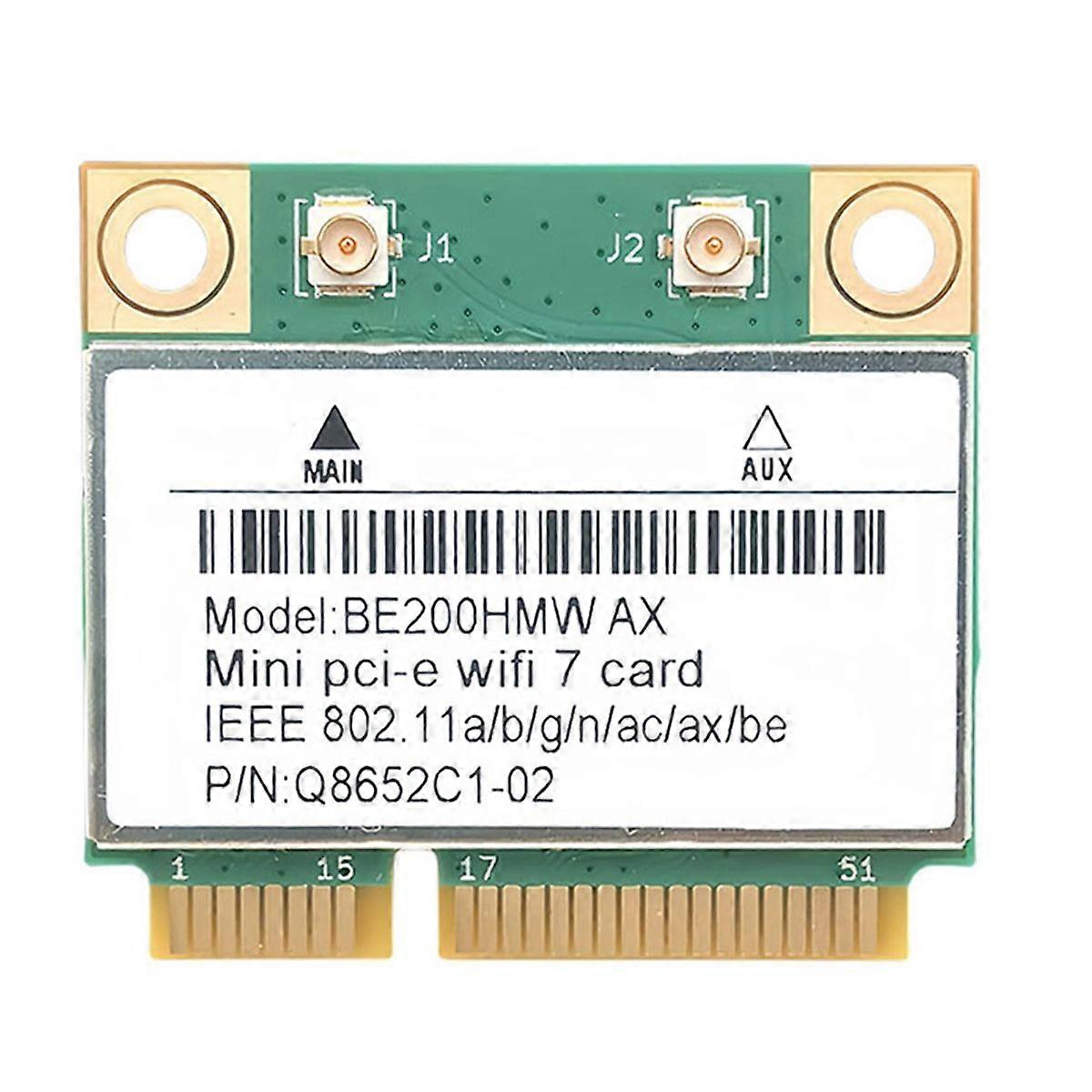 Bluetooth 5.4 802.11BE ネットワークアダプタ用 WiFi カード（アンテナなし）