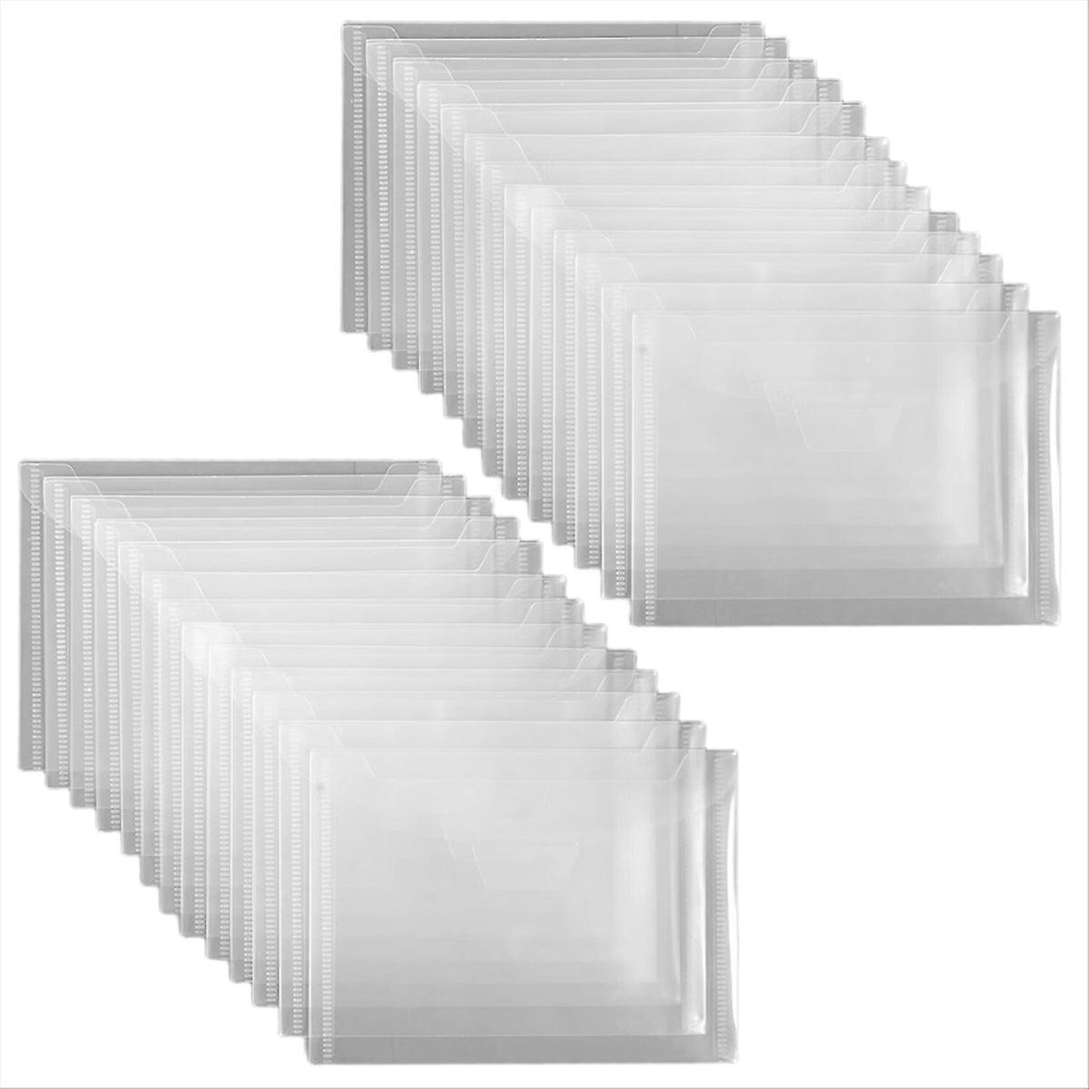 60 Pcs Reusable Stamp & Die Storage Transparent Folders