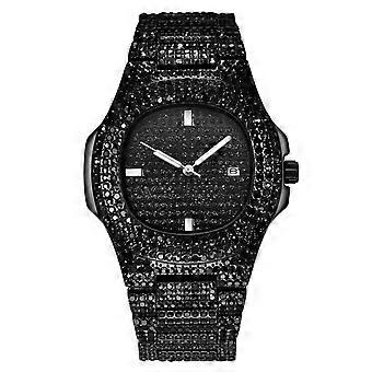 Quinlirra Horloges voor Dames Heren Stalen Polshorloge Luxe Klassieke Designer Luxe Gouden Mode Reisbenodigdheden