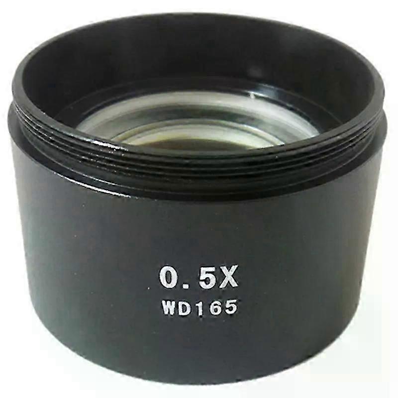 GTBL Wd165 05X Stereo Microscope Auxiliary Objective Lens Barlow Lens with 1-7/8 Inch(M48Mm)Mounting Thread