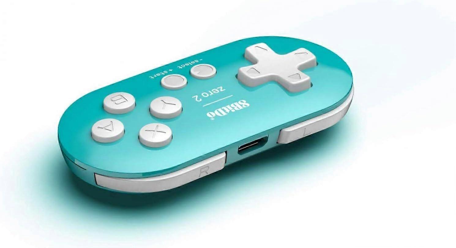 8BitDo Zero 2 Bluetooth Gamepad For Switch PC & Android (Turquoise)