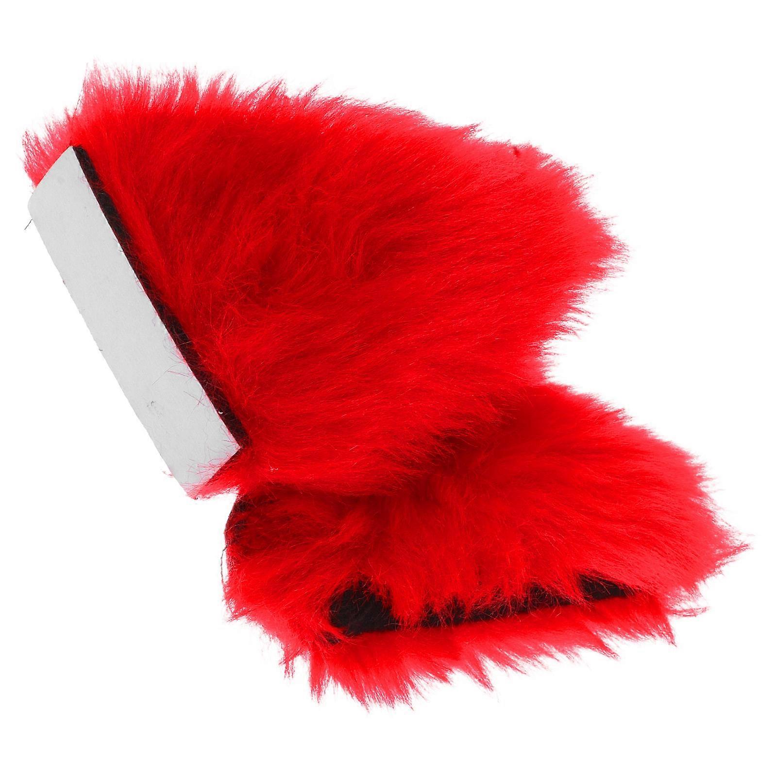 Cat Ears for Plush Accessory for Motorcycle 1Pair Red