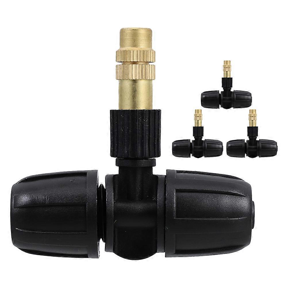 Atomizing Sprinkler Nozzle Copper for Spraying 4Pcs Precision Misting Sprayer Heads