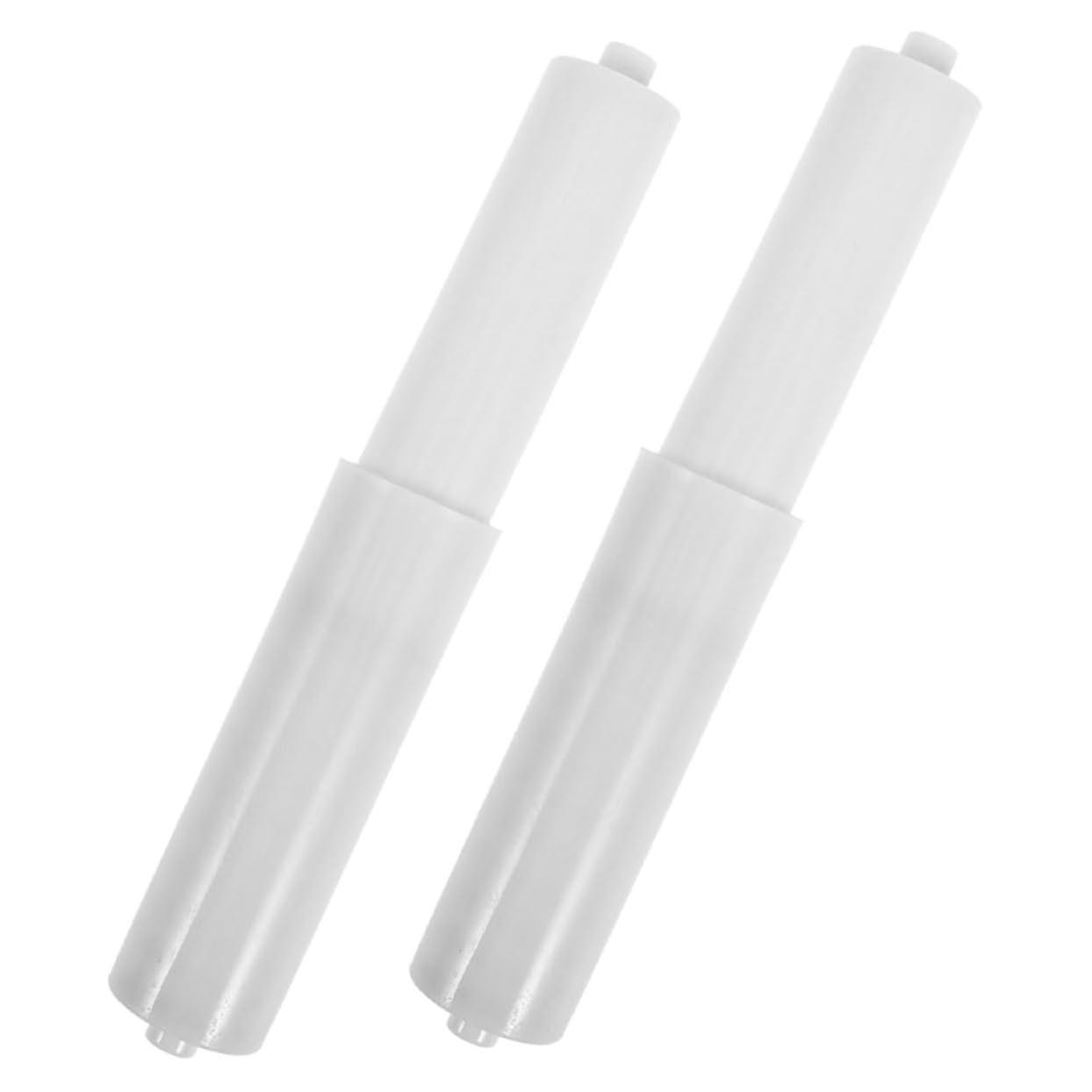 Toilet Paper Holder Roller Replacement 2pcs, Universal Spring Loaded Rods, Durable and Easy Install