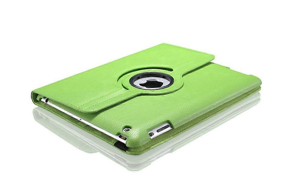 Capa para iPad Pro 10.5/Air 3 de 10,5 polegadas, verde, com textura de couro e lichia, giratória.