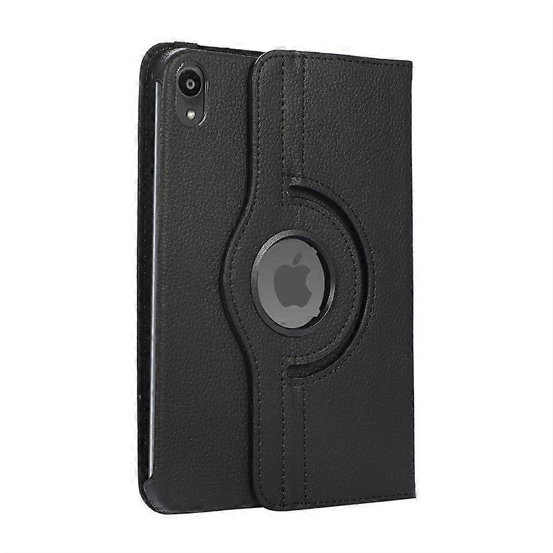 Stylish Case For Ipad 10 Black Lychee Texture Rotating Leather No1532
