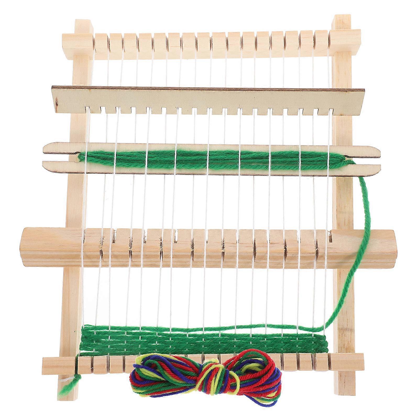 Wooden Frame Knitting Loom for Weaving Use 1Set Portable Handcraft Tool