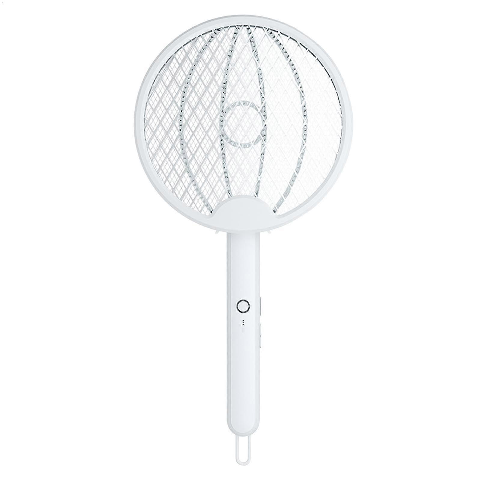 Electric Fly Swatter with Light, Foldable Rechargeable Bug Zapper for Indoor Outdoor Use