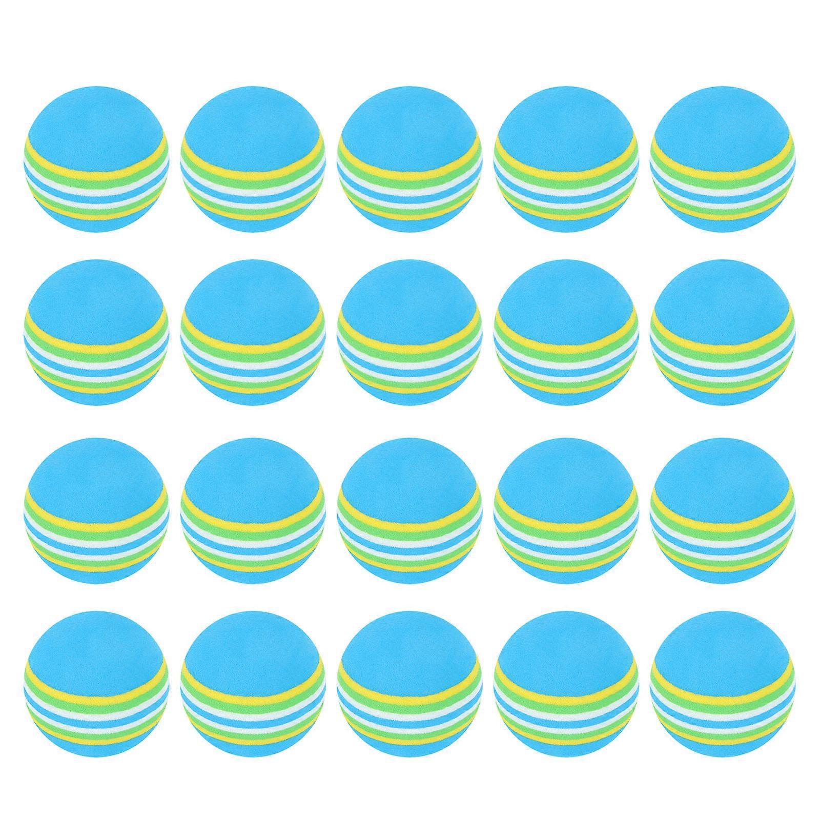 Rainbow Ball Golf Practice 25Pcs Eva Training Ball Indoor Aid Set