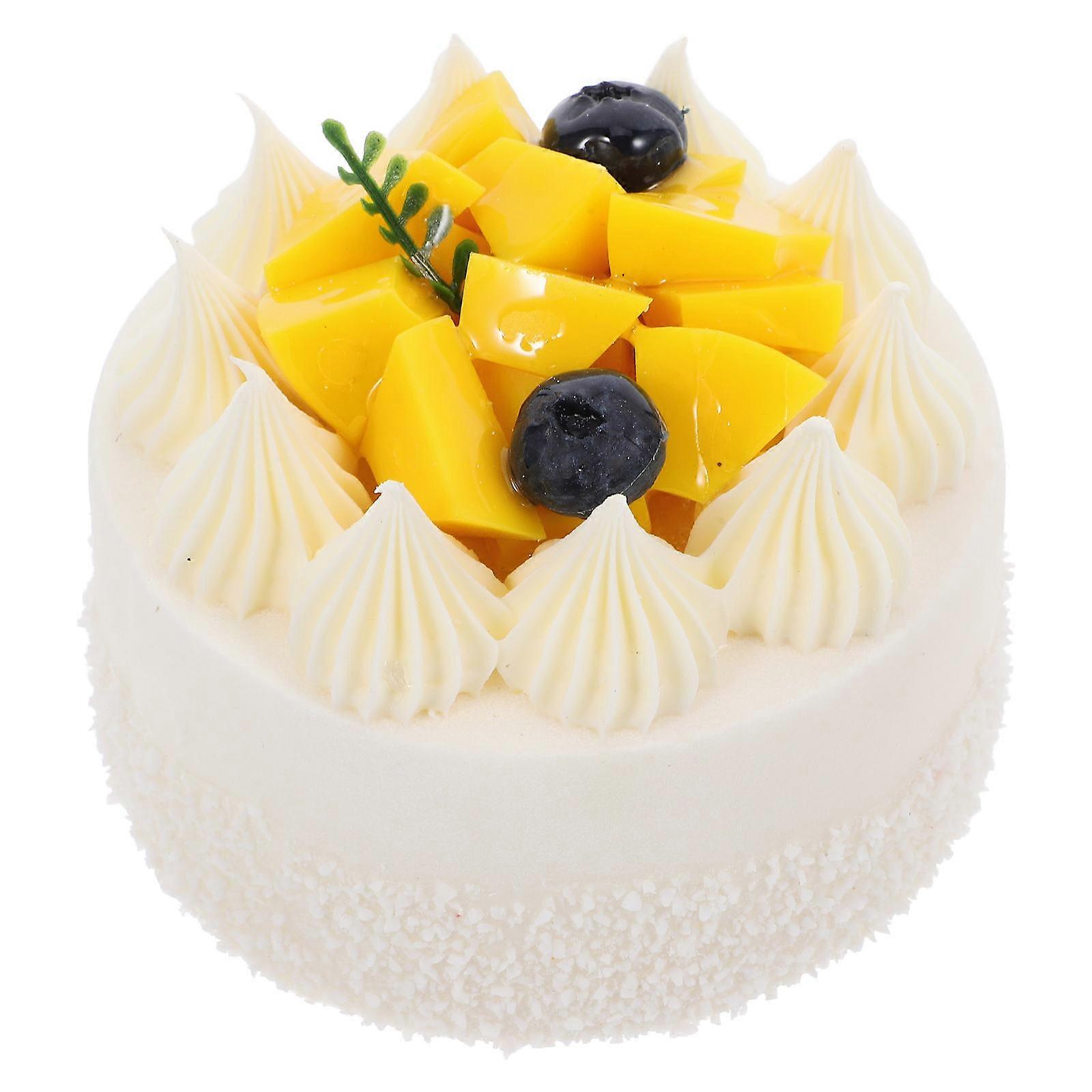 Cake Model Simulated Fruit Cake Model for Decoration One Piece
