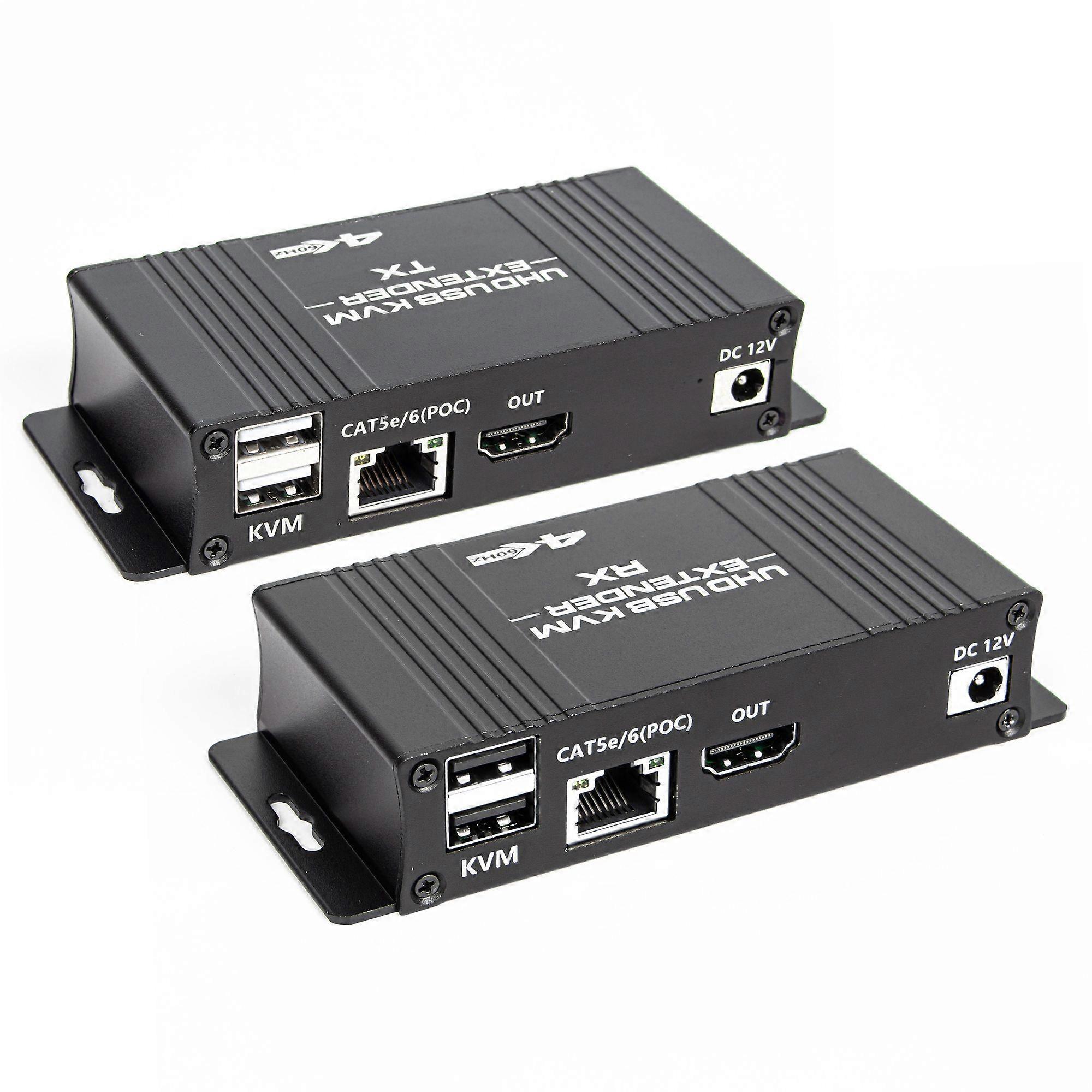 D5-1/D6-1 HDMI KVM Extender 80m Cat6/5e Network Cable Extender for Computer Control
