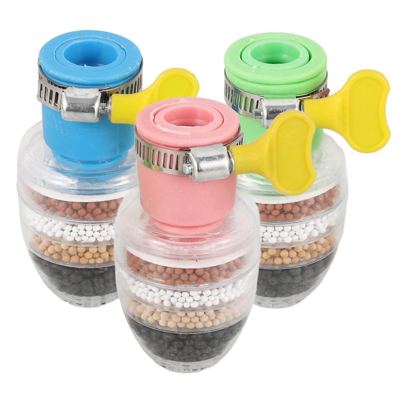 Faucet Filter Plastic Filter for Water Filtration 3Pcs Kitchen Accessories