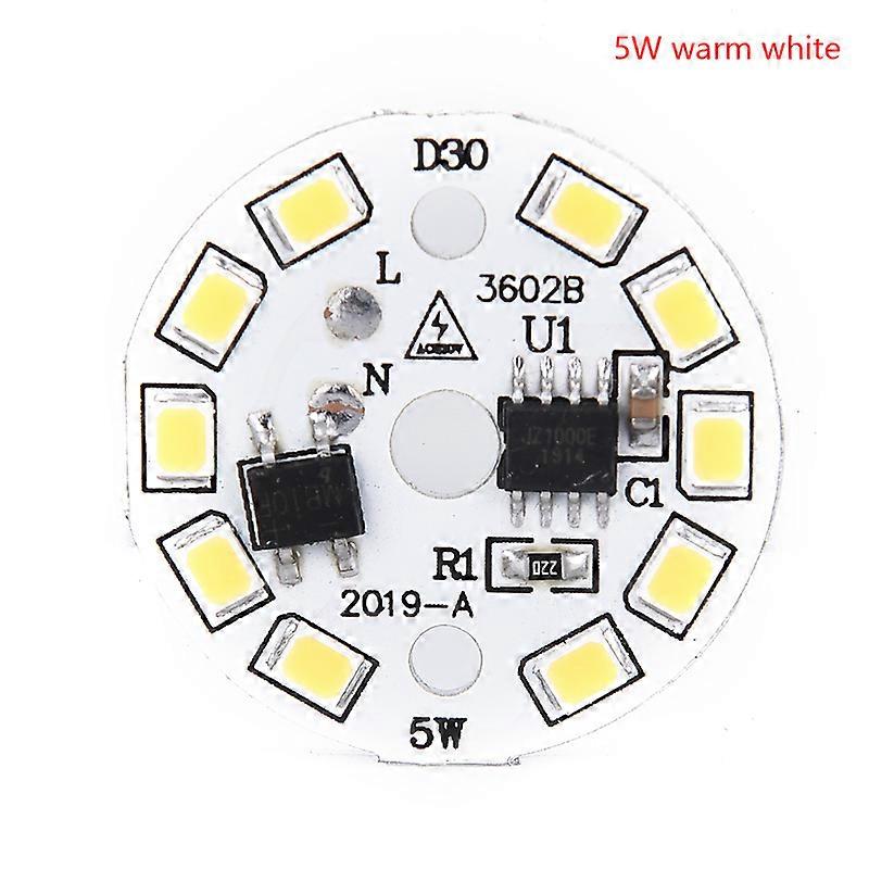 LED Bulb Patch Lamp SMD Plate Circular Module Light Source Plate For Bulb Light