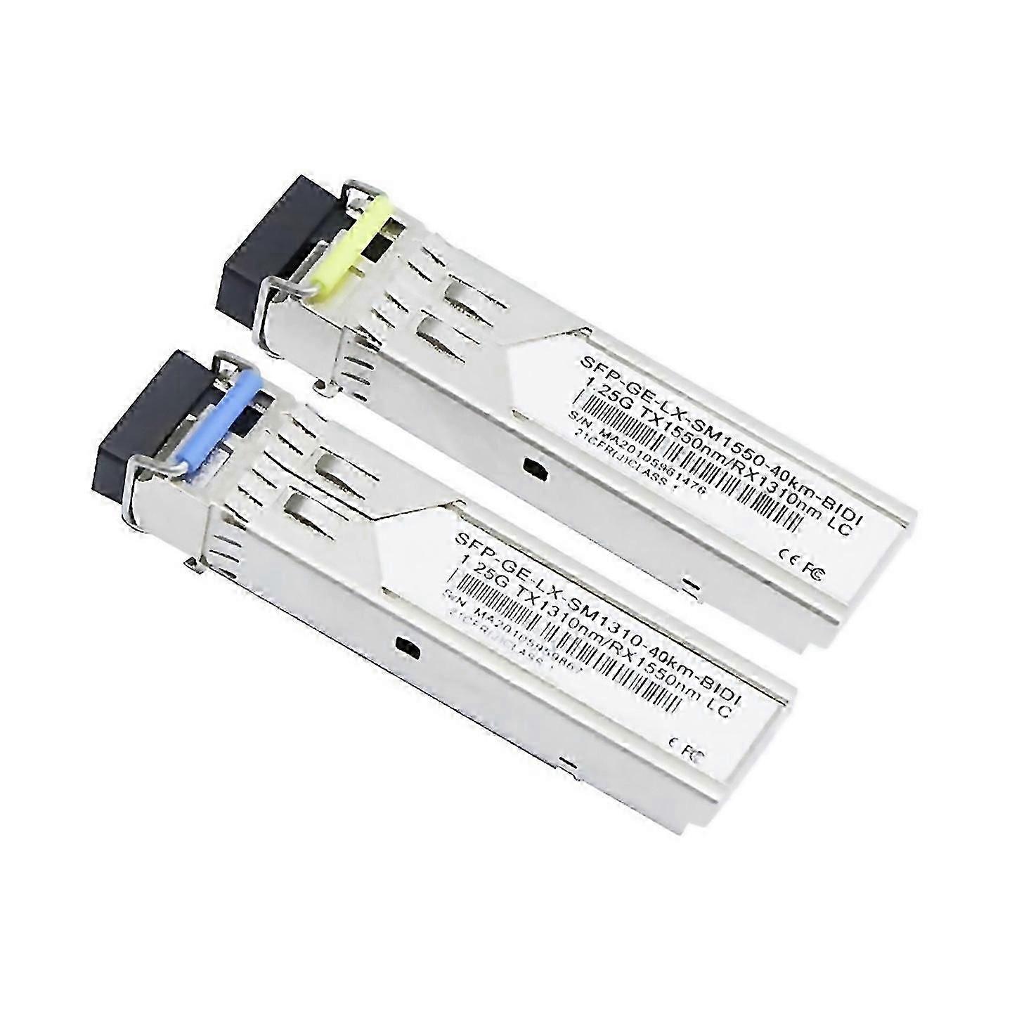 For 1pair Gigabit Fiber Sfp Module 125g Single Mode