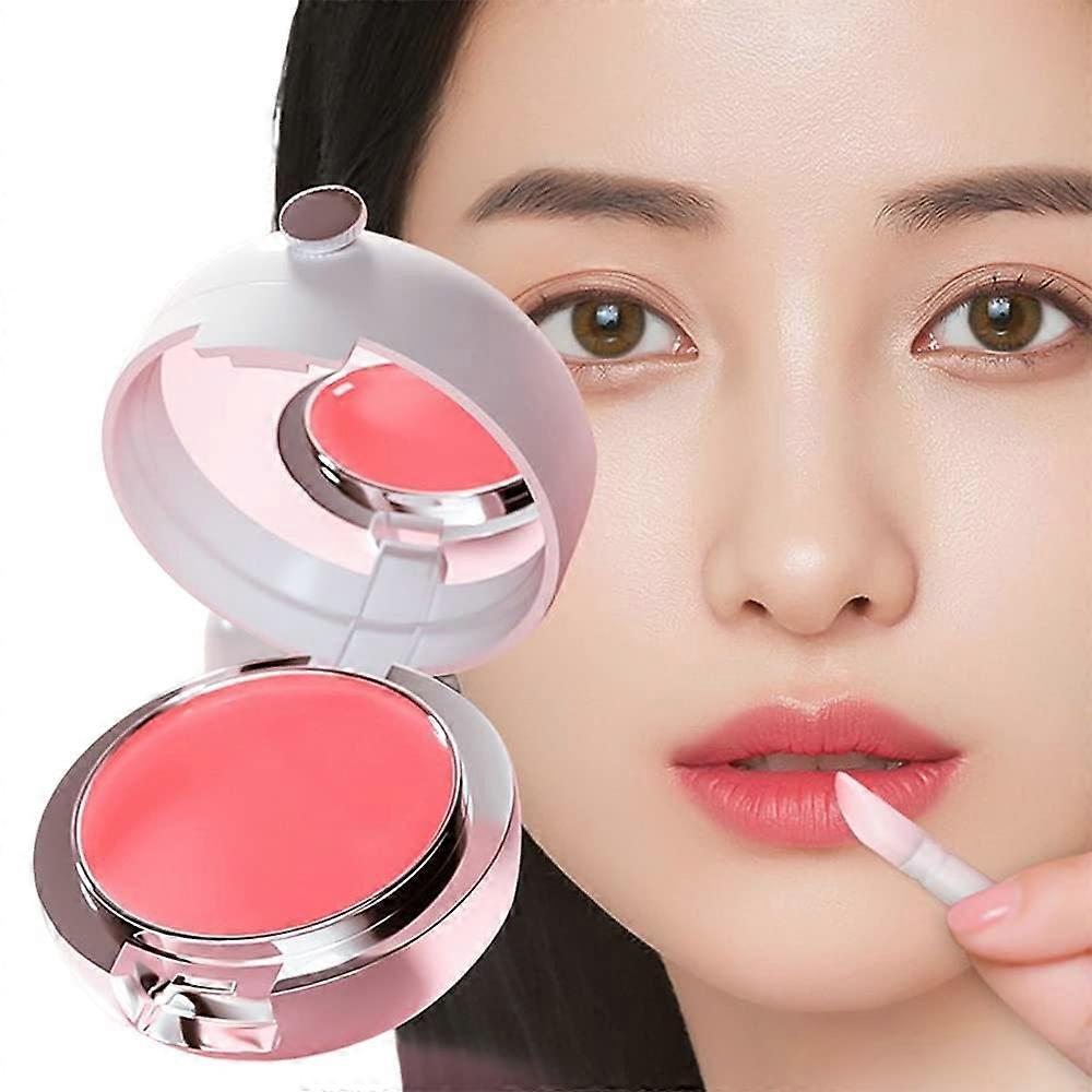 Lip Sleeping Mask with Builtin Mirror and Applicator, Deep Hydration Overnight Lip  (2pcs)