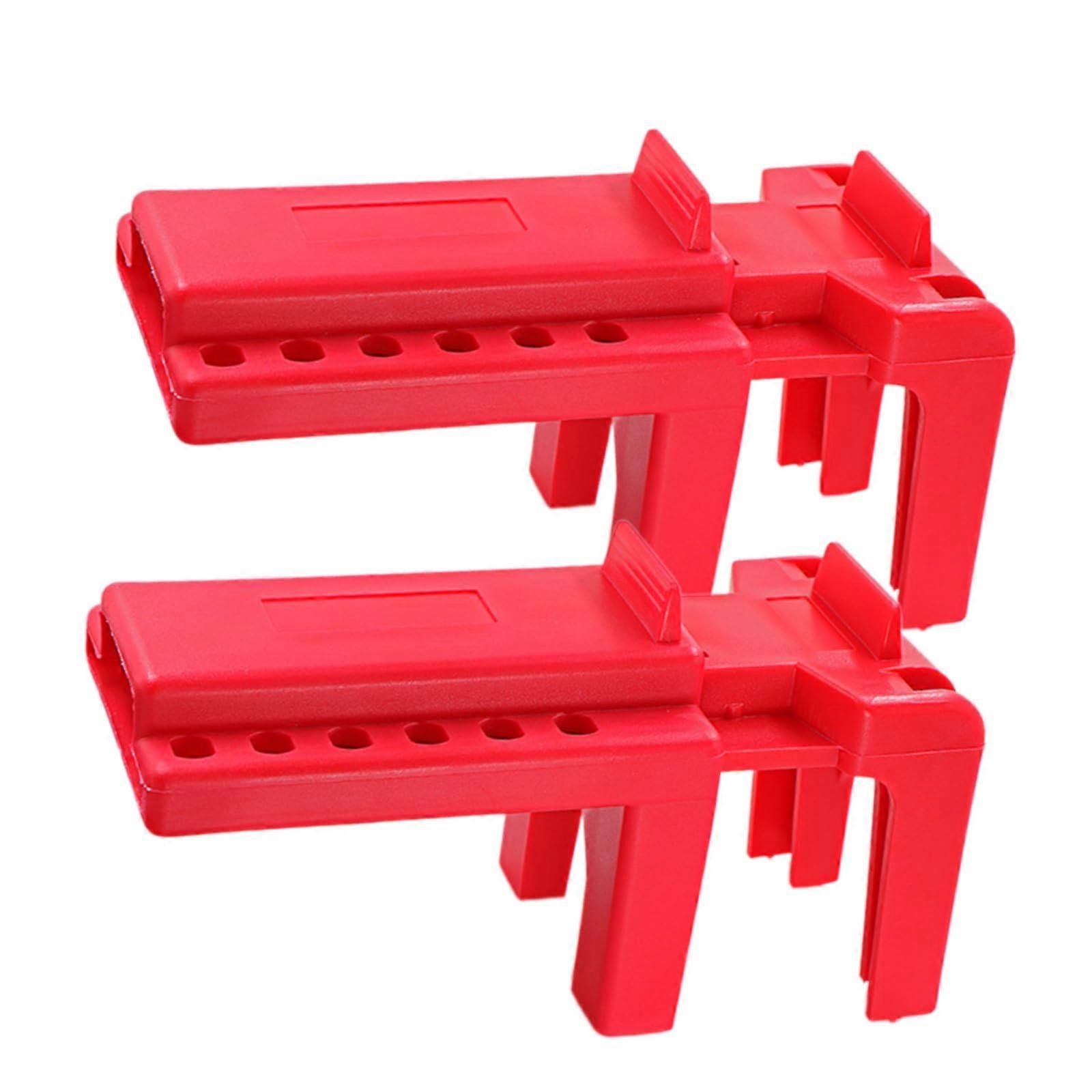 Valve Lockout System, Adjustable Round Design,  Temperature Resistant, 2 Pack for Pipe Safety