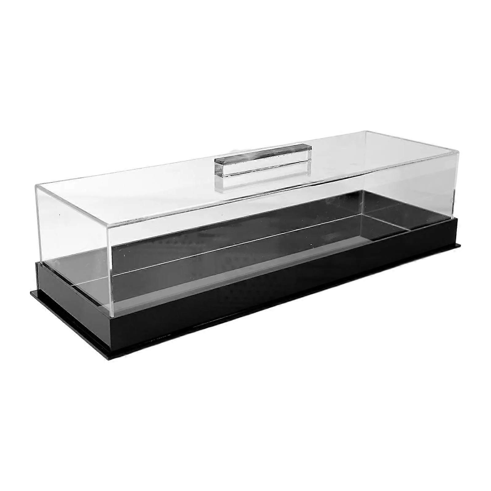 Rectangular Acrylic Cake Stand with Cover, Dessert Display Tray for Parties, Bread and Pastries