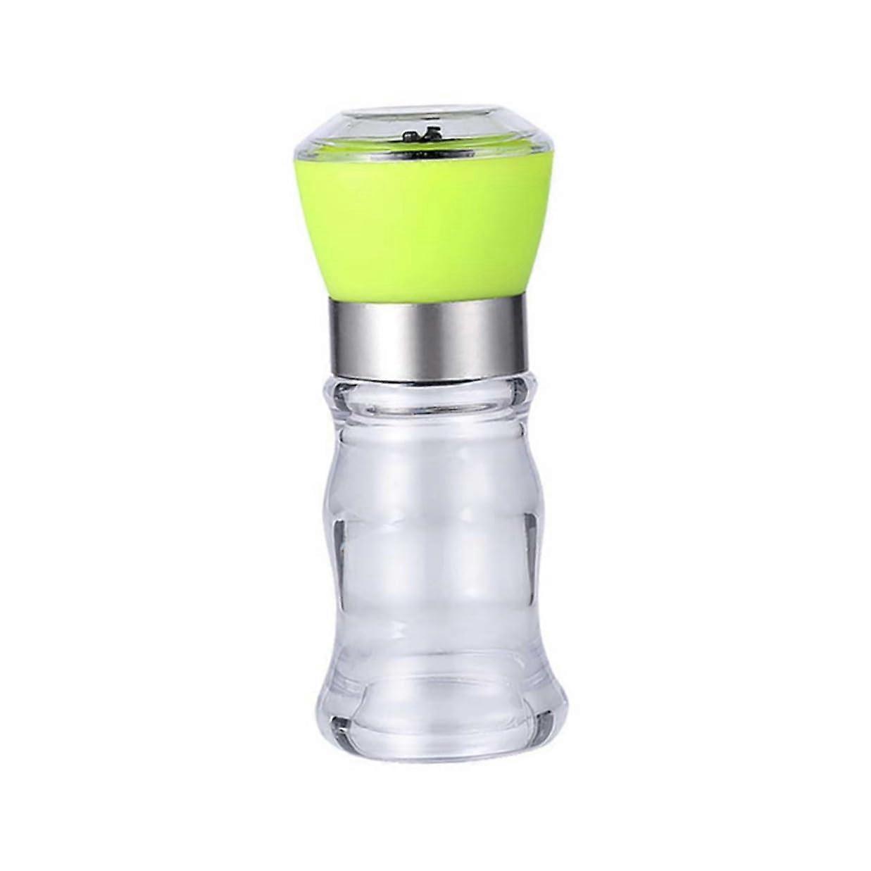 Manual Pepper Grinder Transparent Salt and Pepper Mill Easy Handheld Spice Grinder for Kitchen